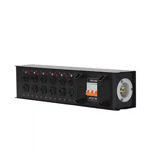 6 Ways US Edison Output L21-30 Input Power Distro Distributor Distribution